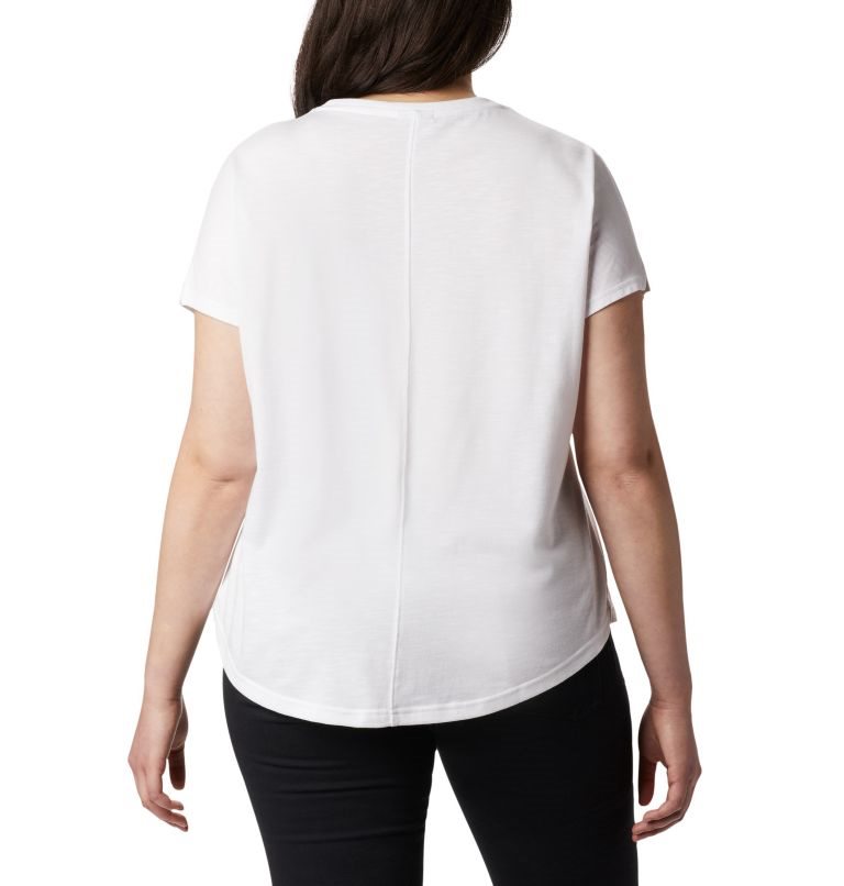 Women's Columbia Cades Cape T Shirts White | Plus Size CA-M1356